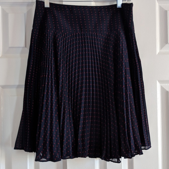 The Limited A-line chiffon polka dot skirt - Picture 1 of 4